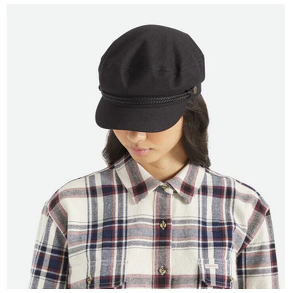 Plaid Fiddler Fisherman Cap – Village Hat Shop Brixton Fisherman Hat Gray Grey Red Fiddler Ashland Cap Size Large 7 1/2